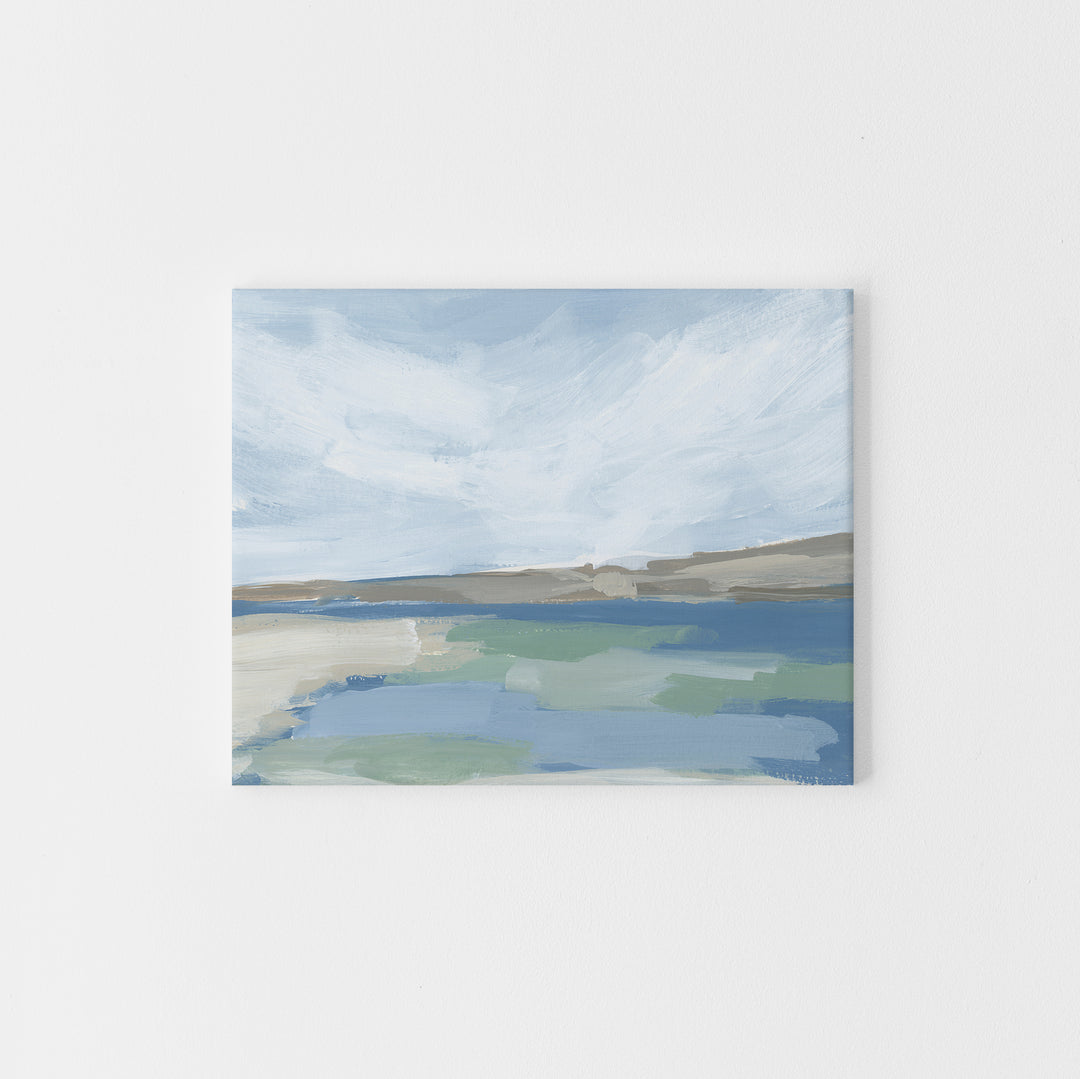 "Ocean Glide" Modern Beach Painting - Art Print or Canvas - Jetty Home