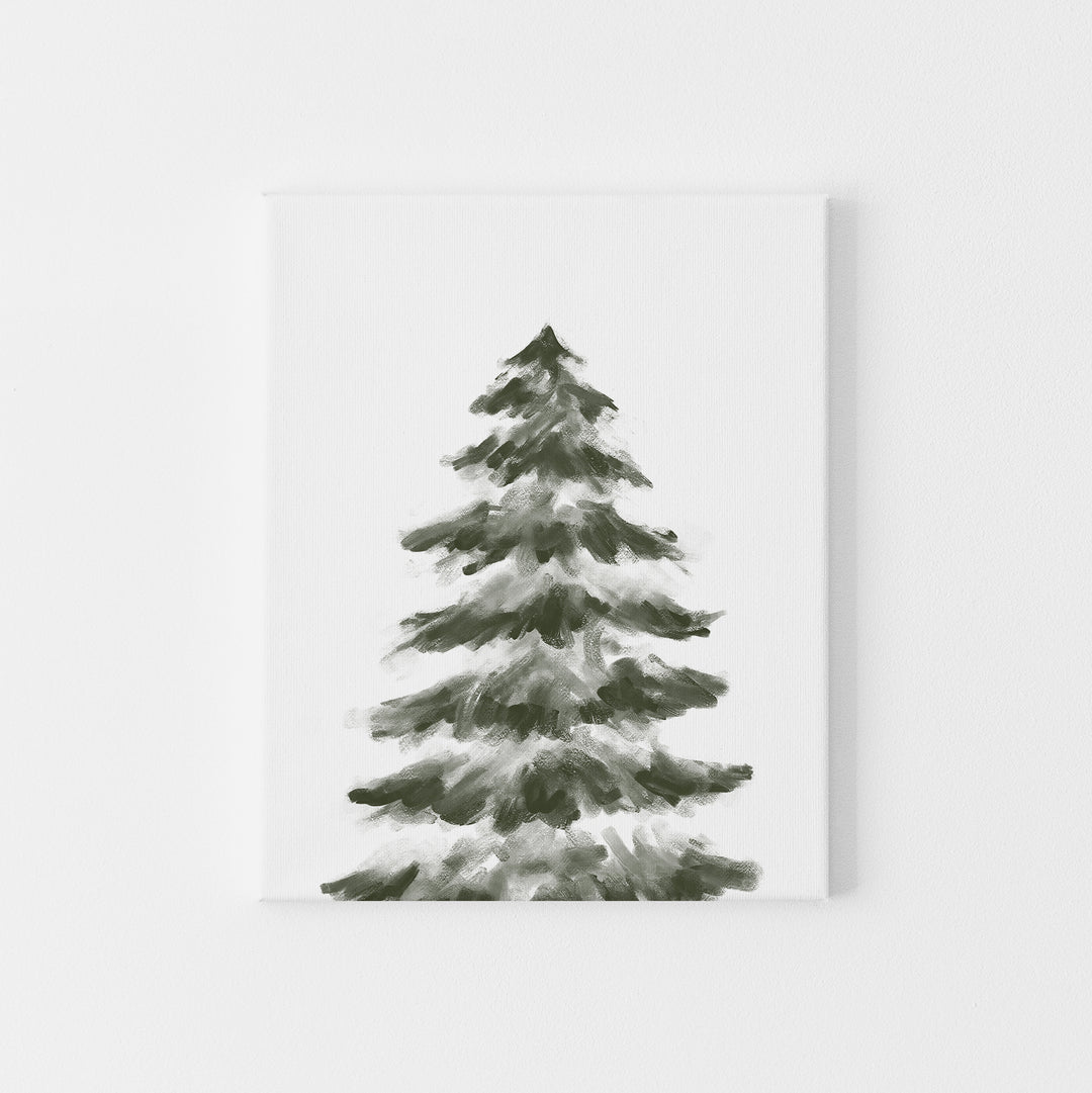 Simple Christmas Pine - Art Print or Canvas - Jetty Home