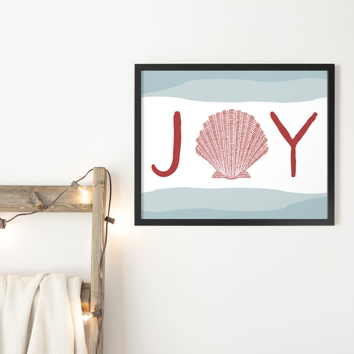 Coastal Christmas Joy - Art Print or Canvas - Jetty Home