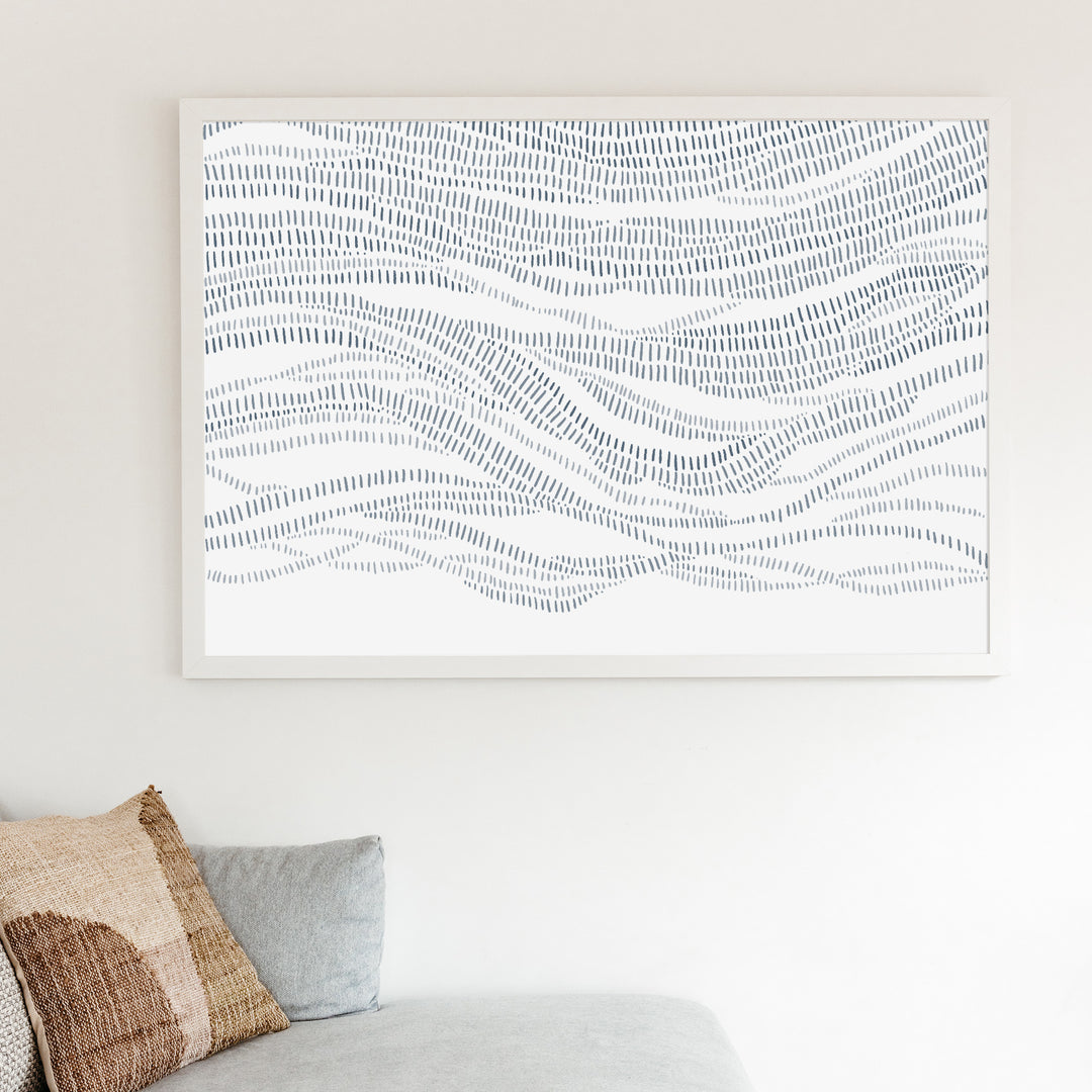 Modern Ocean Waves  - Art Print or Canvas - Jetty Home