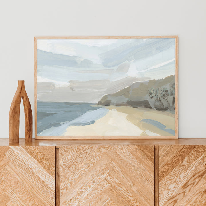 Down the Beach  - Art Print or Canvas - Jetty Home