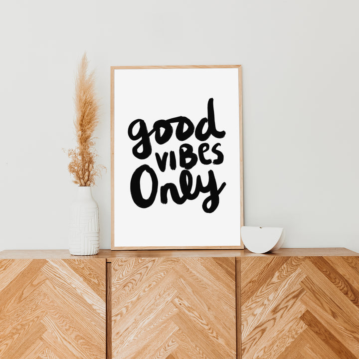Good Vibes Only  - Art Print or Canvas - Jetty Home