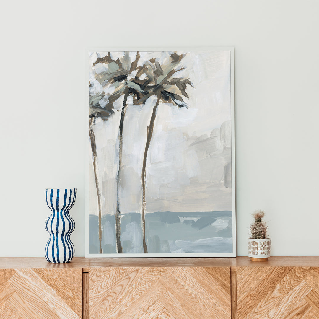 Coastal Palms  - Art Print or Canvas - Jetty Home