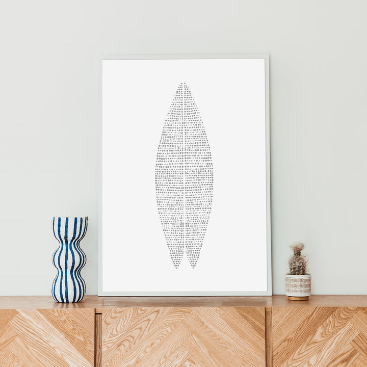 Surfboard, No. 1  - Art Print or Canvas - Jetty Home