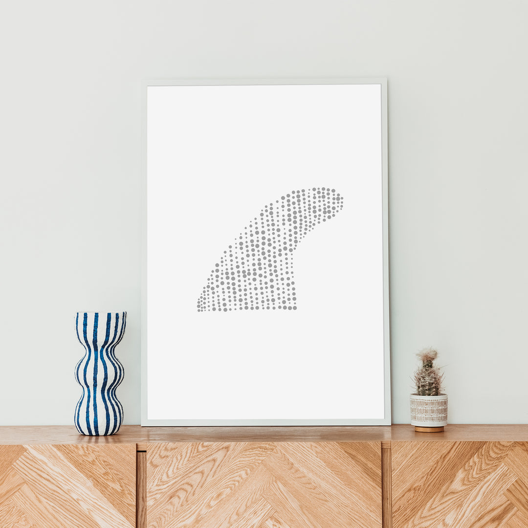 Surfboard Fin, No. 2  - Art Print or Canvas - Jetty Home