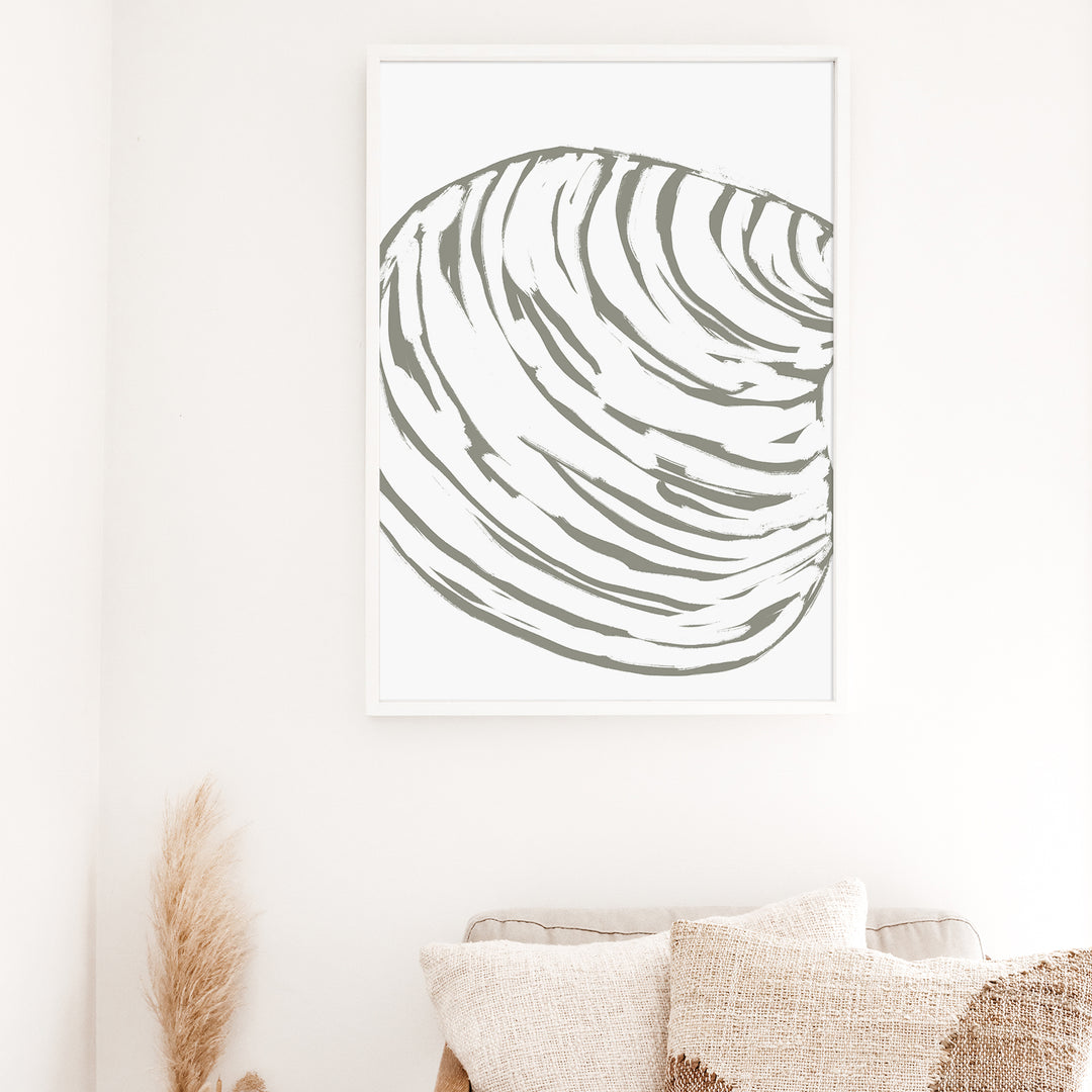 Modern Seashell Study, No. 1  - Art Print or Canvas - Jetty Home