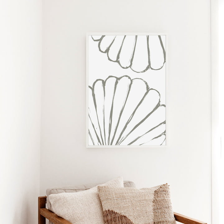 Modern Seashell Study, No. 4  - Art Print or Canvas - Jetty Home