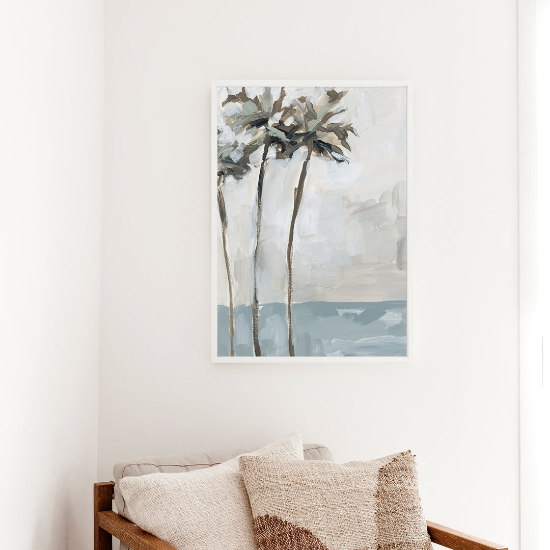 Coastal Palms  - Art Print or Canvas - Jetty Home