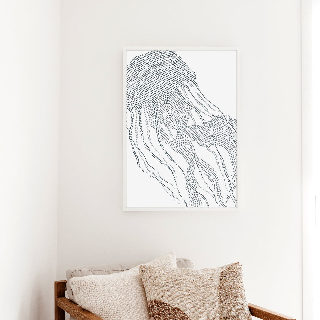 Modern Jellyfish, No. 2  - Art Print or Canvas - Jetty Home