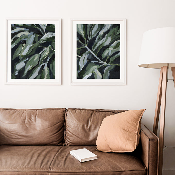 Dusky Botanicals - Set of 2  - Art Prints or Canvases - Jetty Home