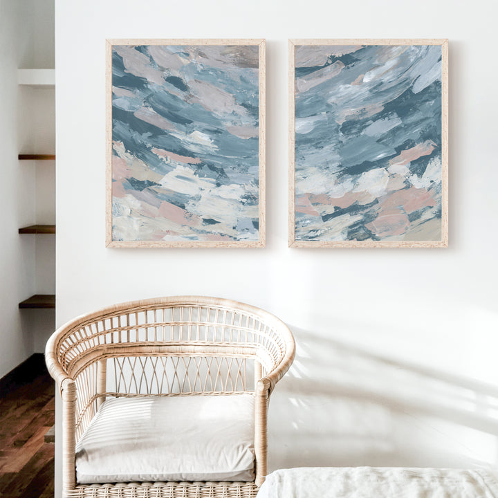 The Sea's Embrace - Set of 2  - Art Prints or Canvases - Jetty Home