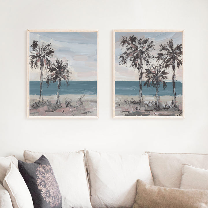 Coastal Oasis - Set of 2  - Art Prints or Canvases - Jetty Home
