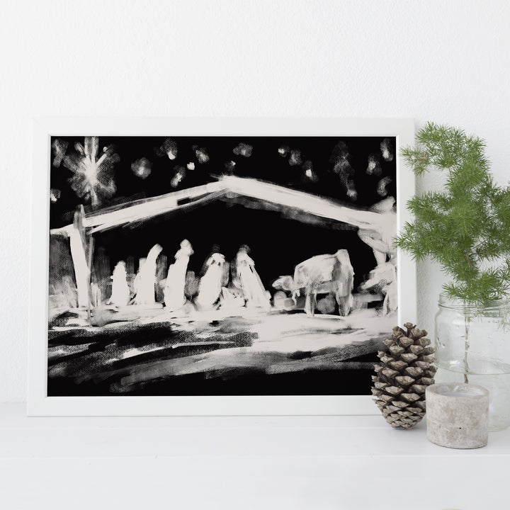 Holy Night Nativity - Art Print or Canvas - Jetty Home