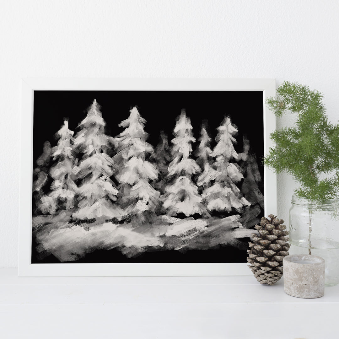 The Glowing Pines - Art Print or Canvas - Jetty Home