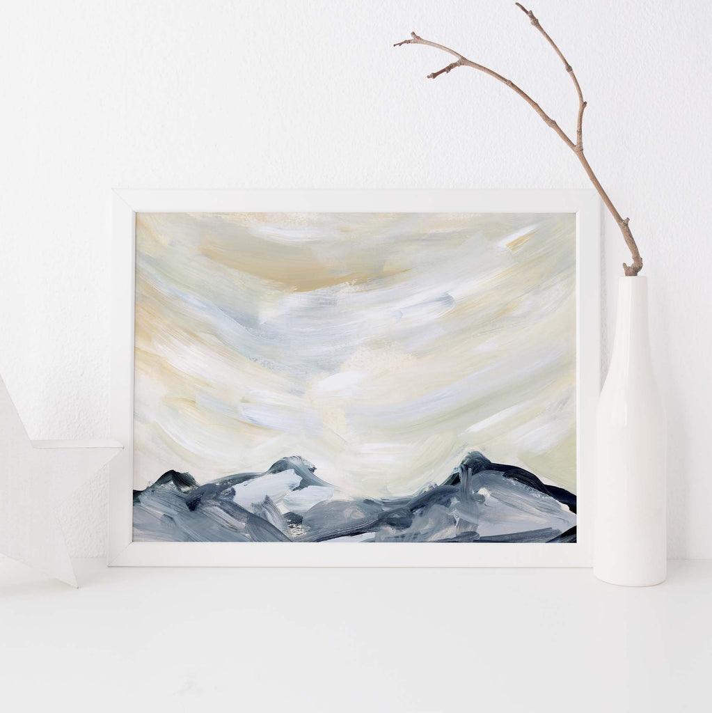Syge person Dusør Polar The Mountain Range - Art Print or Canvas | Jetty Home