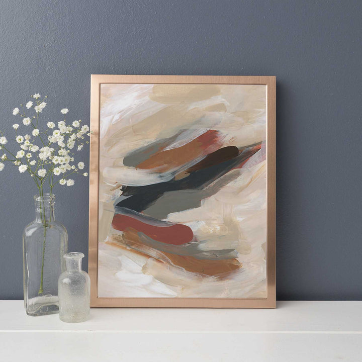 Earthy Abstract Acrylic Painting Autumn Large Wall Art Print or Canvas - Jetty Home
