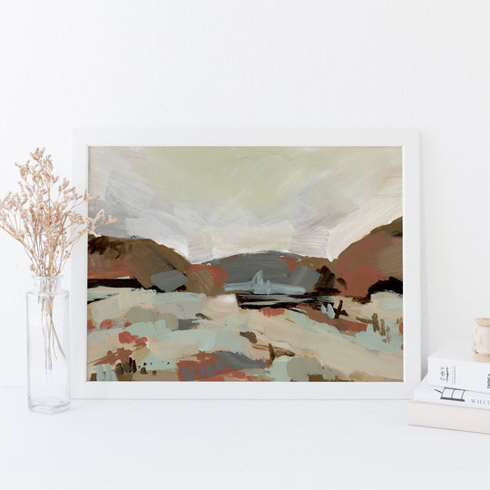 Western Desert Landscape - Art Print or Canvas | Jetty Home