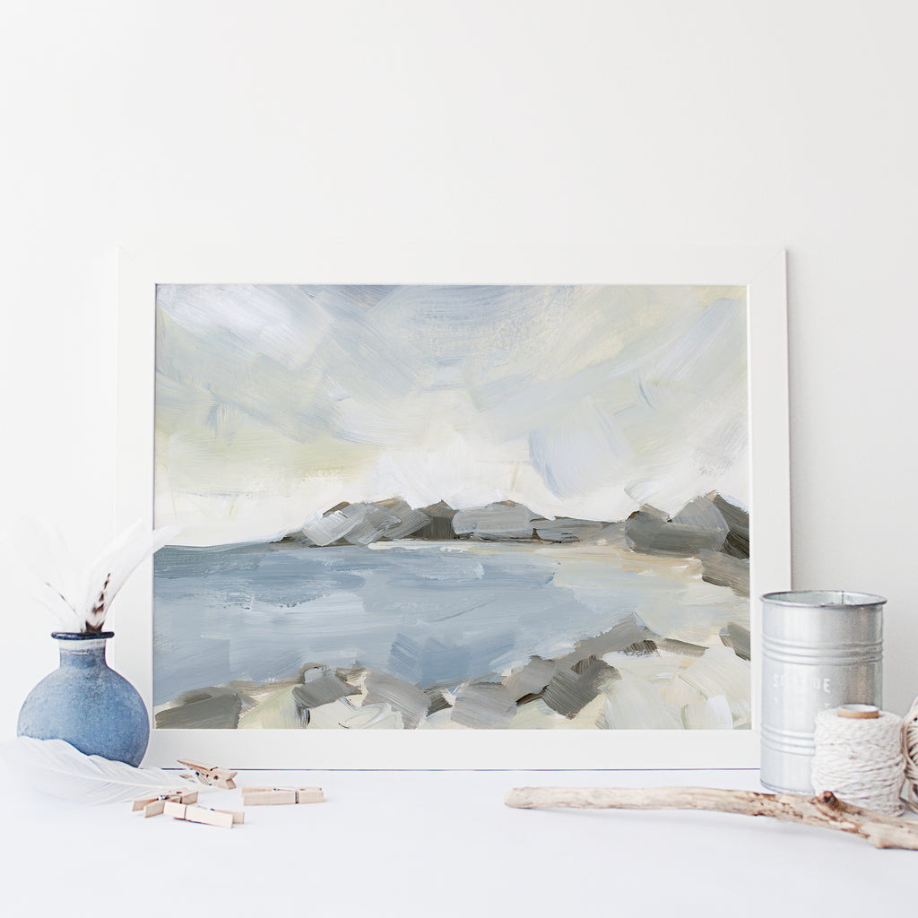 Meget Glæd dig solo Bay and Bluffs - Art Print or Canvas | Jetty Home