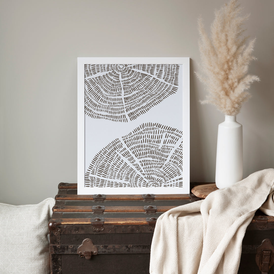 Tree Ring Drawing  - Art Print or Canvas - Jetty Home