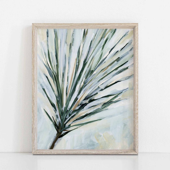 Pine Needles Painting Forest Winter Wall Art Print or Canvas - Jetty Home