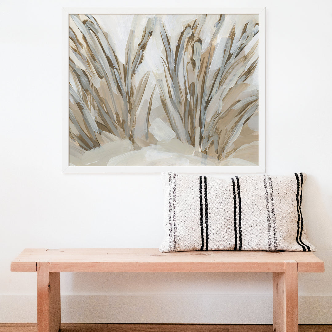 "Beachside Blooms" Dune Grass Painting - Art Print or Canvas - Jetty Home