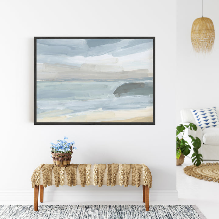 "The Rolling Wave" Ocean Painting - Art Print or Canvas - Jetty Home