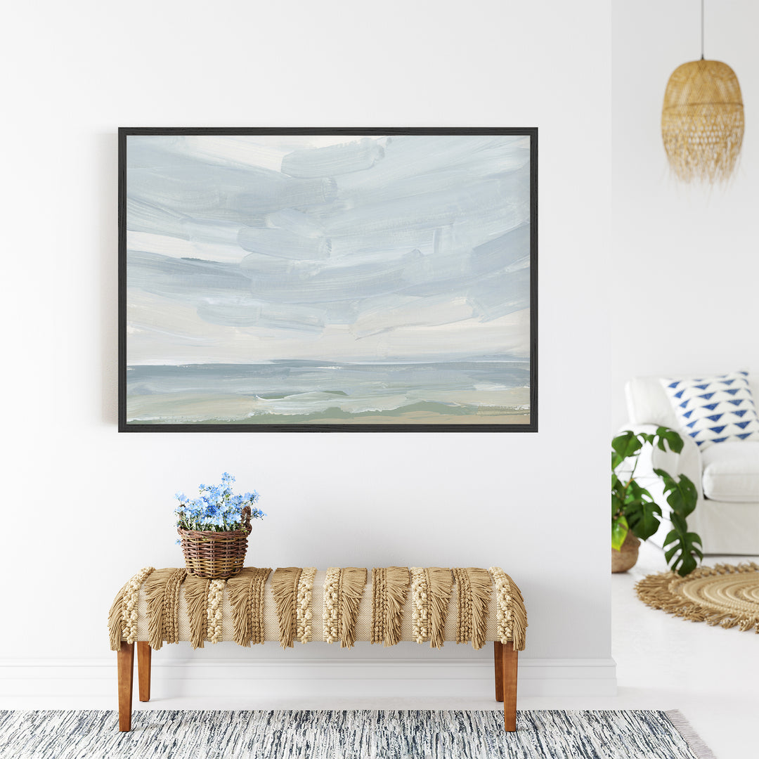 "Over the Ocean" Seascape Painting - Art Print or Canvas - Jetty Home