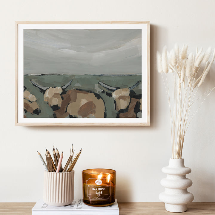 Highland Cows, No. 2  - Art Print or Canvas - Jetty Home