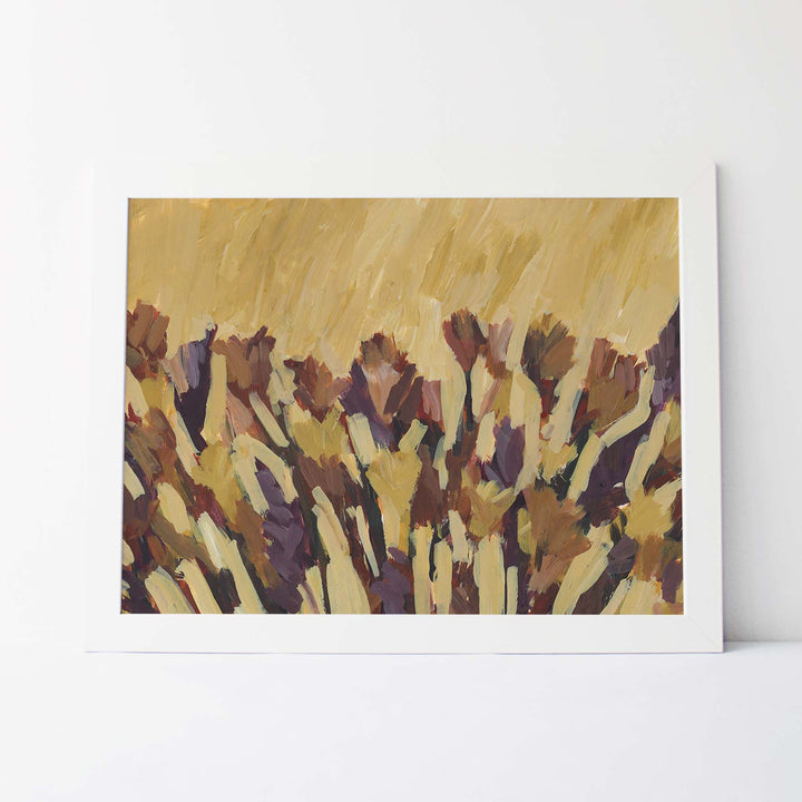 Wildflower Fall Abstract Earthy Painting Wall Art Print or Canvas - Jetty Home
