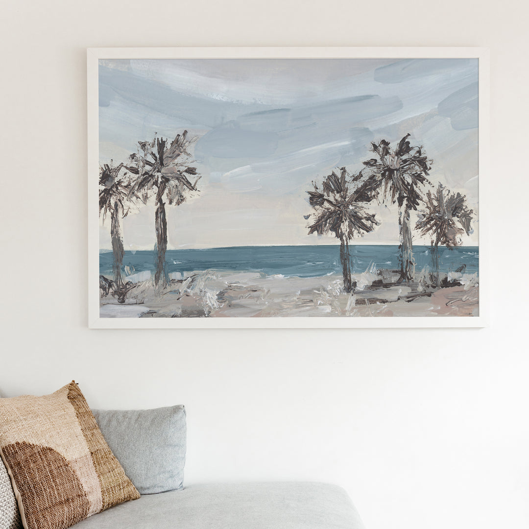 The Seaside Palms - Art Print or Canvas - Jetty Home