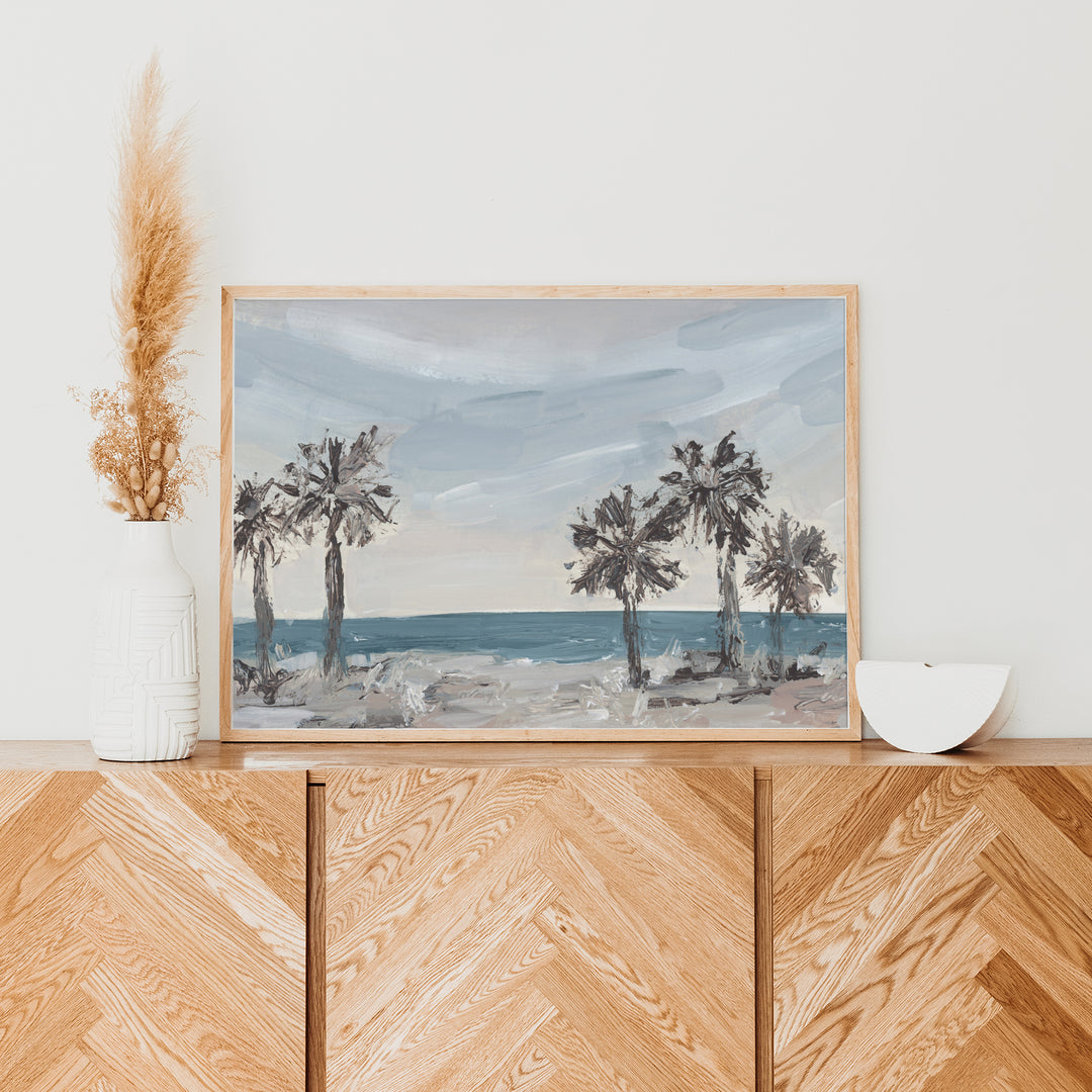 The Seaside Palms - Art Print or Canvas - Jetty Home