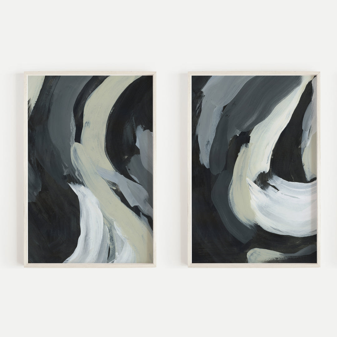 Influx - Set of 2  - Art Prints or Canvases - Jetty Home