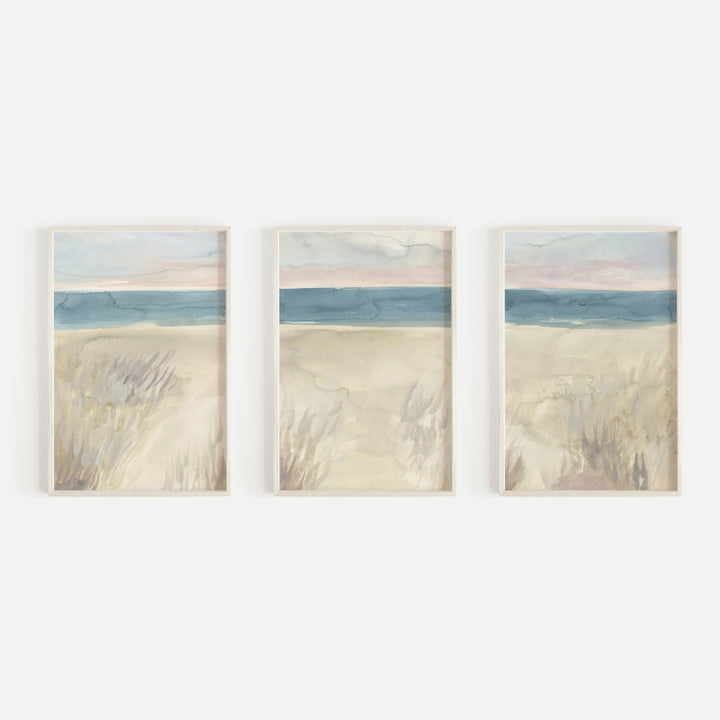 Beachcomber's Delight - Set of 3  - Art Prints or Canvases - Jetty Home