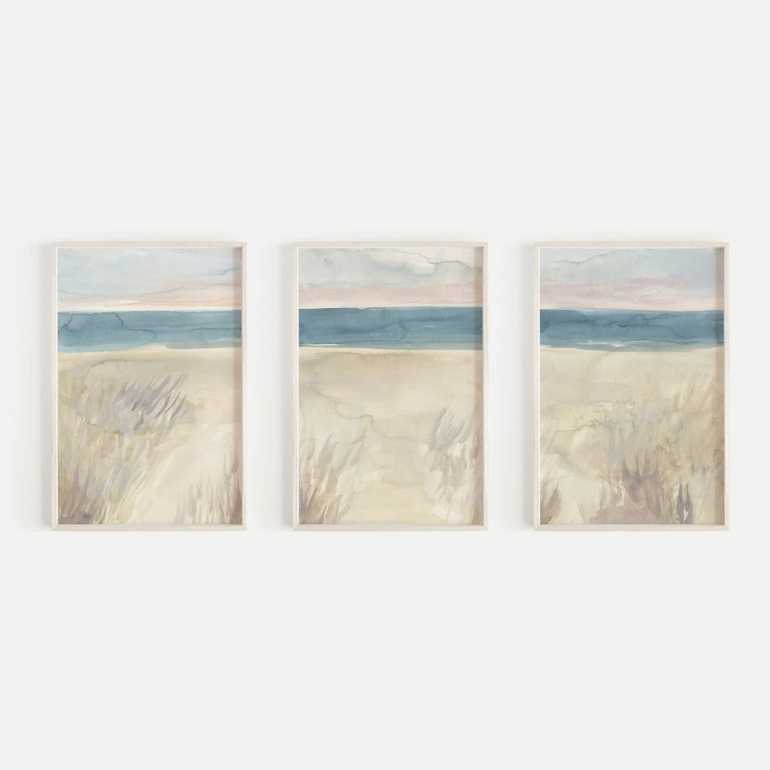 Beachcomber's Delight - Set of 3  - Art Prints or Canvases - Jetty Home