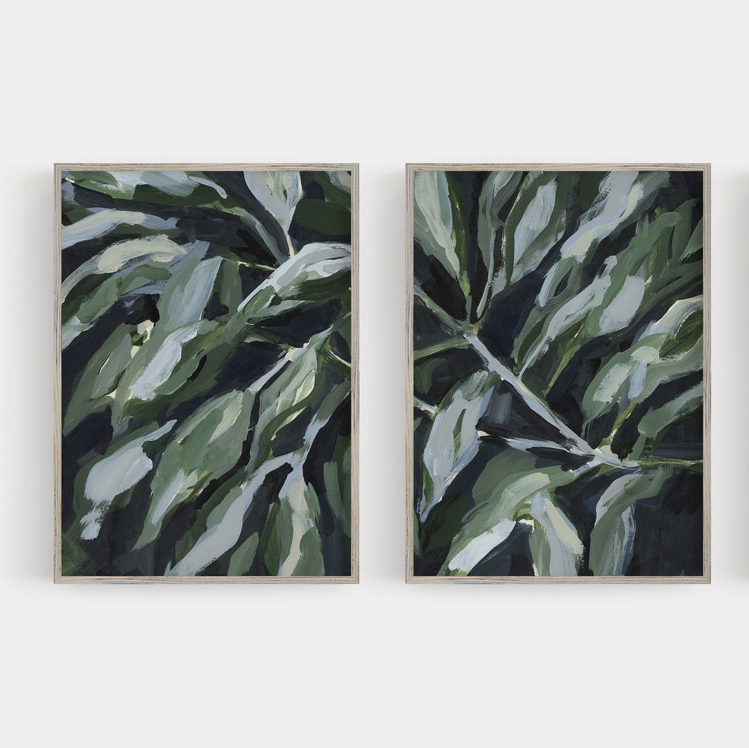 Dusky Botanicals - Set of 2  - Art Prints or Canvases - Jetty Home