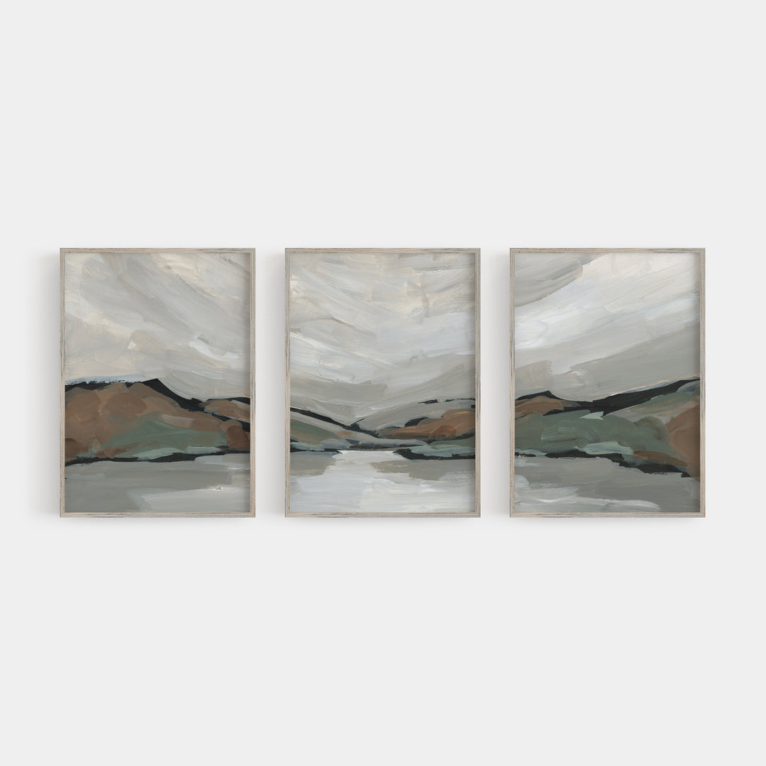 Settling In - Set of 3  - Art Prints or Canvases - Jetty Home