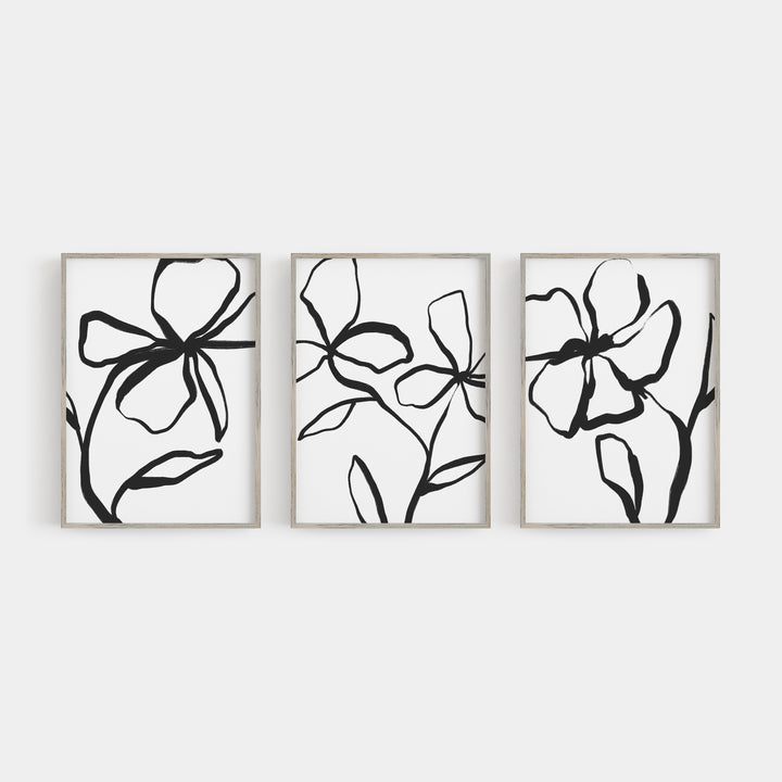 Botanical Times - Set of 3  - Art Prints or Canvases - Jetty Home