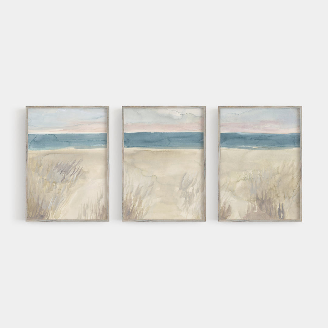 Beachcomber's Delight - Set of 3  - Art Prints or Canvases - Jetty Home