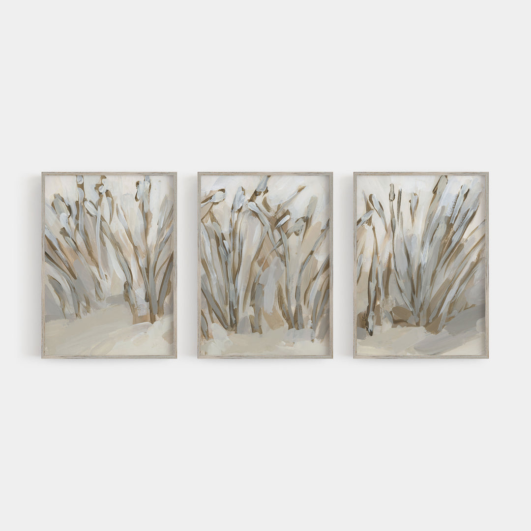 "Deep in the Dunes" Beach Painting - Set of 3 - Art Prints or Canvas - Jetty Home