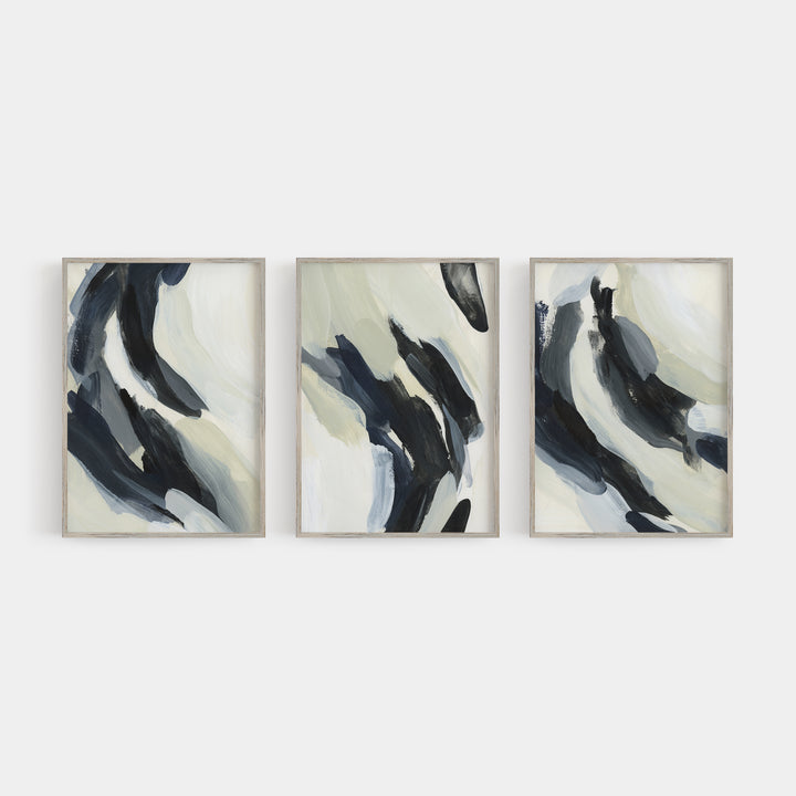 Neutral Flow Session - Set of 3  - Art Prints or Canvases - Jetty Home