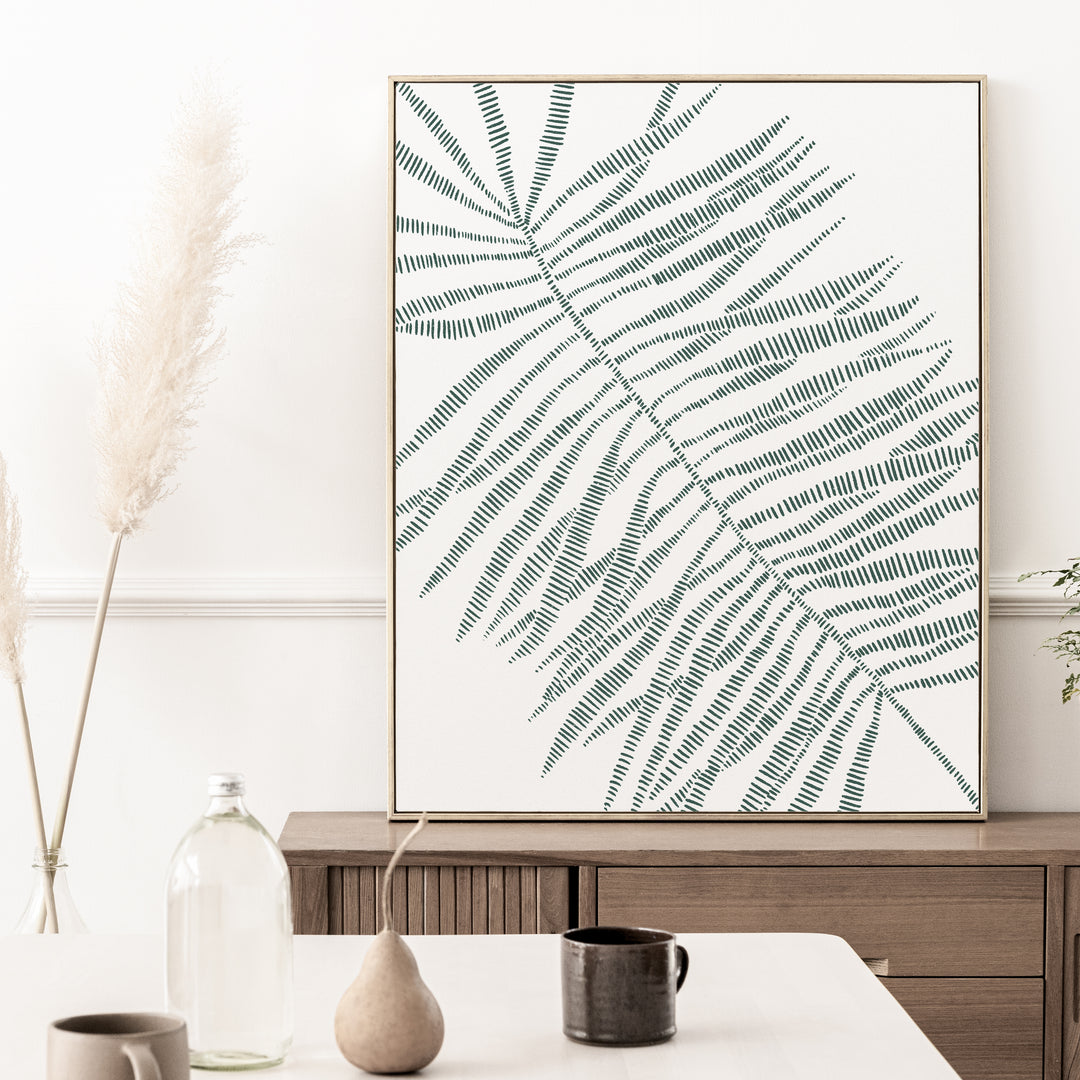 Minimalist Palm Frond  - Art Print or Canvas - Jetty Home