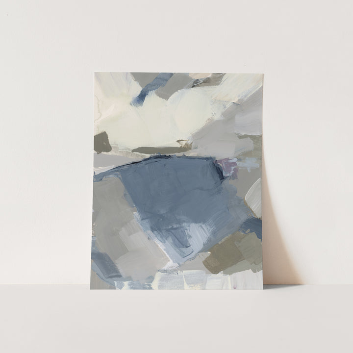 Modern Abstract Minimal Painting Neutral Colored Wall Art Print or Canvas - Jetty Home