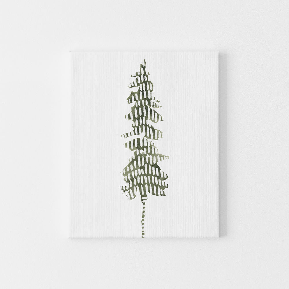 Modern Pine Tree Painting Wall Art Print or Canvas - Jetty Home
