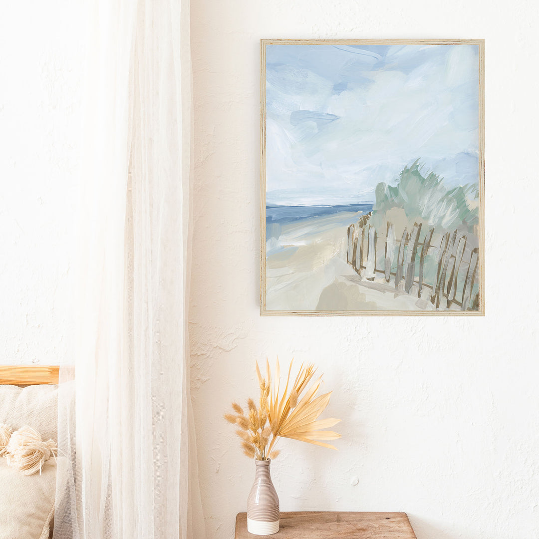 "The Opening" Coastal Beachscape Painting - Art Print or Canvas - Jetty Home