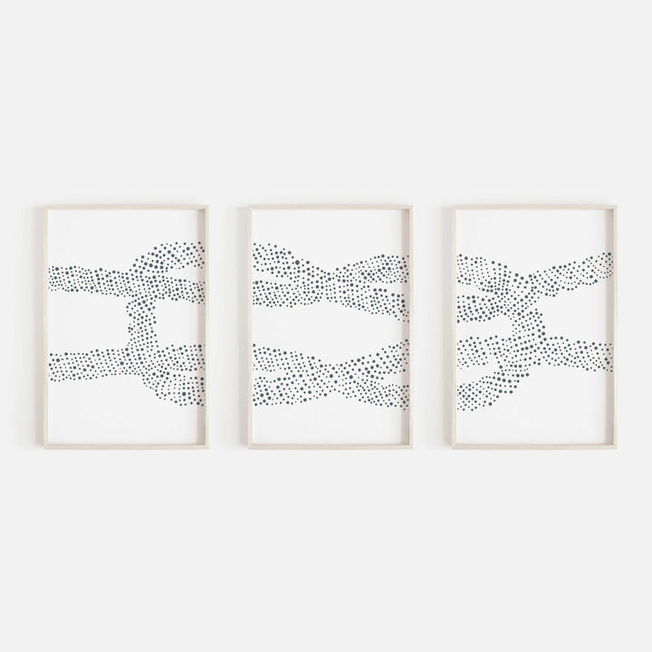 Square Knot Nautical Triptych Set of Three Wall Art Prints or Canvas - Jetty Home