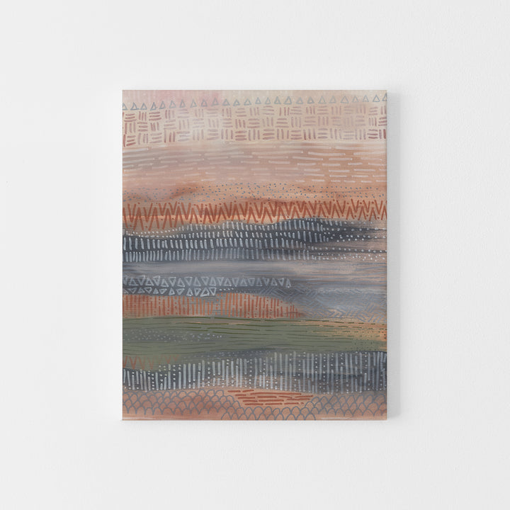 Earth Tones Neutral Modern Desert Abstract Wall Art Print or Canvas - Jetty Home