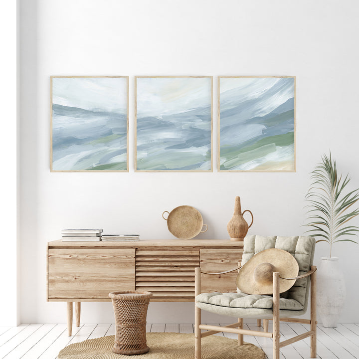 Soothing Tides - Set of 3  - Art Prints or Canvases - Jetty Home