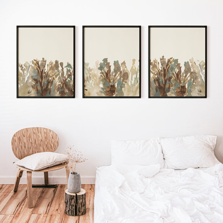 Basking Fall Botanicals - Set of 3  - Art Prints or Canvases - Jetty Home