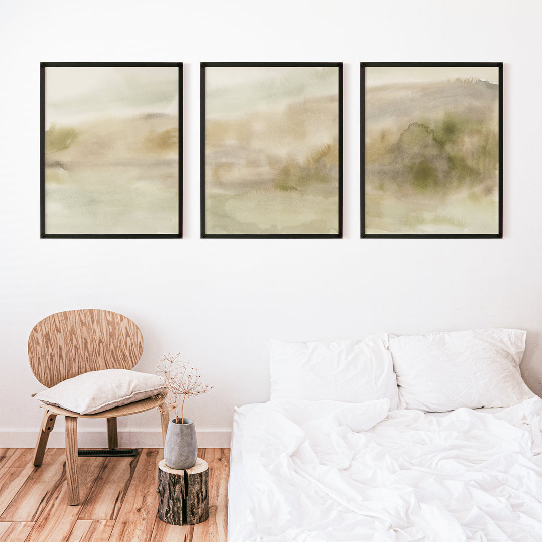 The Riverside - Set of 3  - Art Prints or Canvases - Jetty Home