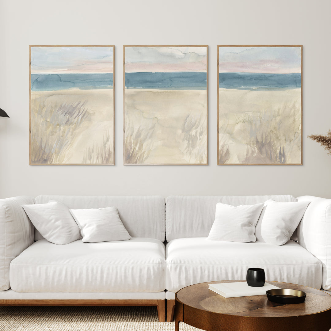 Beachcomber's Delight - Set of 3  - Art Prints or Canvases - Jetty Home